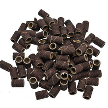 Load image into Gallery viewer, 100pcs Nail Art Sanding Bands for Manicure Pedicure Nail Machine Machine #80 #120 #180 Replacement Accessory Nail Tool LAND268-1