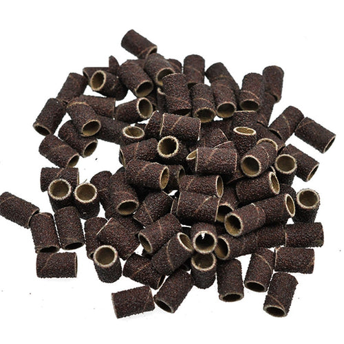 100pcs Nail Art Sanding Bands for Manicure Pedicure Nail Machine Machine #80 #120 #180 Replacement Accessory Nail Tool LAND268-1