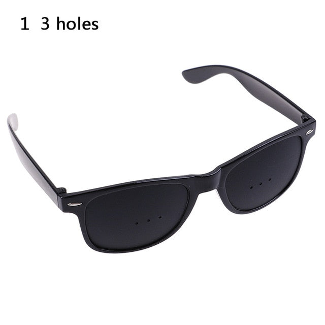 3Styles Eyesight Improve Unisex Vision Care Pin Hole Eyeglasses Glasses Eye Exercise Plastic Natural Healing Cheap