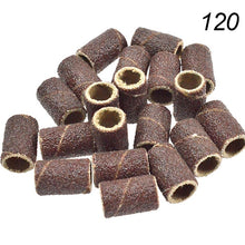 Load image into Gallery viewer, 100pcs Nail Art Sanding Bands for Manicure Pedicure Nail Machine Machine #80 #120 #180 Replacement Accessory Nail Tool LAND268-1